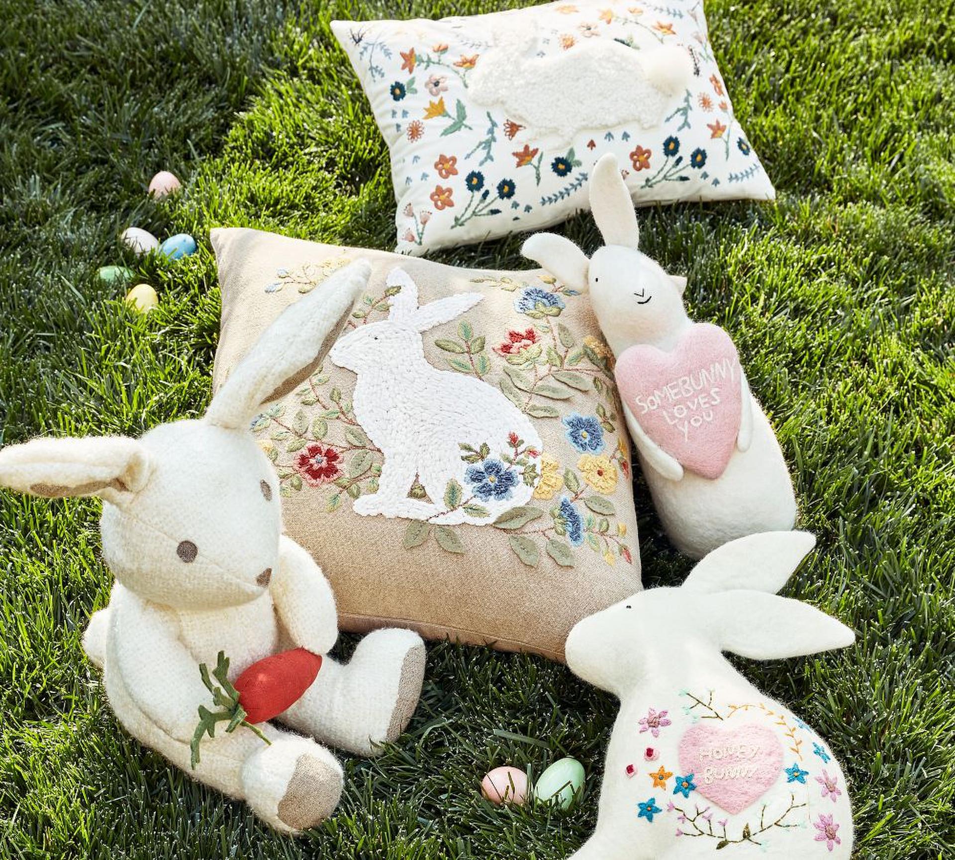 Zoe Bunny Shaped Cushion West Elm Australia